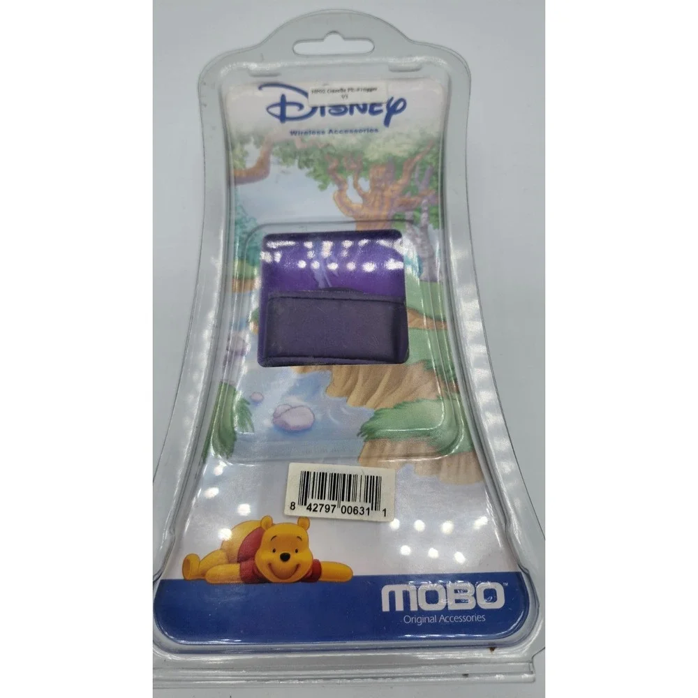 Vintage Disney Tigger Purple Case MOBO Belt Clip Pouch Y2K HP02-PE-TIG